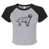 Women's Micro Rib Raglan Baby Tee Thumbnail