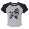 Women's Micro Rib Raglan Baby Tee Thumbnail
