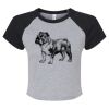 Women's Micro Rib Raglan Baby Tee Thumbnail