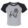 Women's Micro Rib Raglan Baby Tee Thumbnail