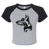Women's Micro Rib Raglan Baby Tee Thumbnail