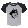 Women's Micro Rib Raglan Baby Tee Thumbnail