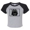 Women's Micro Rib Raglan Baby Tee Thumbnail
