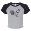 Women's Micro Rib Raglan Baby Tee Thumbnail