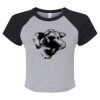 Women's Micro Rib Raglan Baby Tee Thumbnail