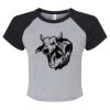 Women's Micro Rib Raglan Baby Tee Thumbnail