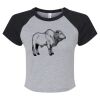 Women's Micro Rib Raglan Baby Tee Thumbnail