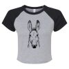 Women's Micro Rib Raglan Baby Tee Thumbnail