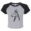 Women's Micro Rib Raglan Baby Tee Thumbnail