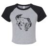 Women's Micro Rib Raglan Baby Tee Thumbnail