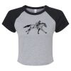 Women's Micro Rib Raglan Baby Tee Thumbnail