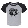 Women's Micro Rib Raglan Baby Tee Thumbnail
