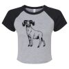 Women's Micro Rib Raglan Baby Tee Thumbnail