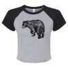 Women's Micro Rib Raglan Baby Tee Thumbnail