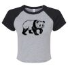 Women's Micro Rib Raglan Baby Tee Thumbnail