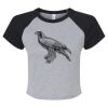 Women's Micro Rib Raglan Baby Tee Thumbnail