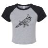 Women's Micro Rib Raglan Baby Tee Thumbnail