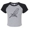 Women's Micro Rib Raglan Baby Tee Thumbnail