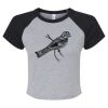 Women's Micro Rib Raglan Baby Tee Thumbnail