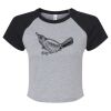 Women's Micro Rib Raglan Baby Tee Thumbnail