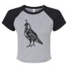 Women's Micro Rib Raglan Baby Tee Thumbnail