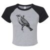 Women's Micro Rib Raglan Baby Tee Thumbnail