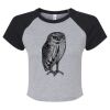 Women's Micro Rib Raglan Baby Tee Thumbnail
