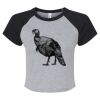 Women's Micro Rib Raglan Baby Tee Thumbnail