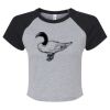 Women's Micro Rib Raglan Baby Tee Thumbnail