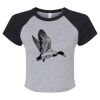 Women's Micro Rib Raglan Baby Tee Thumbnail