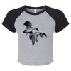 Women's Micro Rib Raglan Baby Tee Thumbnail
