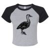 Women's Micro Rib Raglan Baby Tee Thumbnail