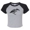 Women's Micro Rib Raglan Baby Tee Thumbnail