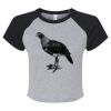 Women's Micro Rib Raglan Baby Tee Thumbnail