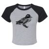 Women's Micro Rib Raglan Baby Tee Thumbnail