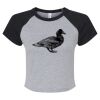 Women's Micro Rib Raglan Baby Tee Thumbnail