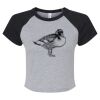 Women's Micro Rib Raglan Baby Tee Thumbnail