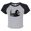 Women's Micro Rib Raglan Baby Tee Thumbnail