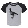 Women's Micro Rib Raglan Baby Tee Thumbnail
