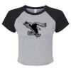 Women's Micro Rib Raglan Baby Tee Thumbnail