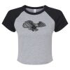 Women's Micro Rib Raglan Baby Tee Thumbnail