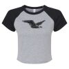 Women's Micro Rib Raglan Baby Tee Thumbnail
