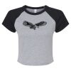 Women's Micro Rib Raglan Baby Tee Thumbnail
