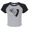 Women's Micro Rib Raglan Baby Tee Thumbnail