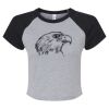 Women's Micro Rib Raglan Baby Tee Thumbnail