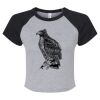 Women's Micro Rib Raglan Baby Tee Thumbnail