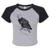 Women's Micro Rib Raglan Baby Tee Thumbnail
