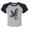 Women's Micro Rib Raglan Baby Tee Thumbnail