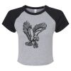 Women's Micro Rib Raglan Baby Tee Thumbnail