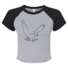 Women's Micro Rib Raglan Baby Tee Thumbnail